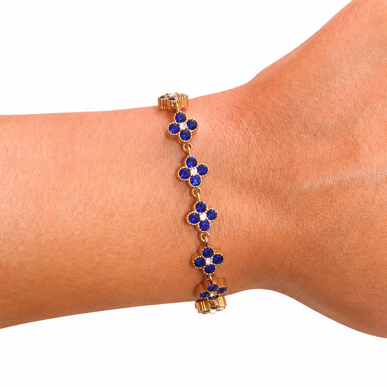 Bracelet “Swan” Bleu roi