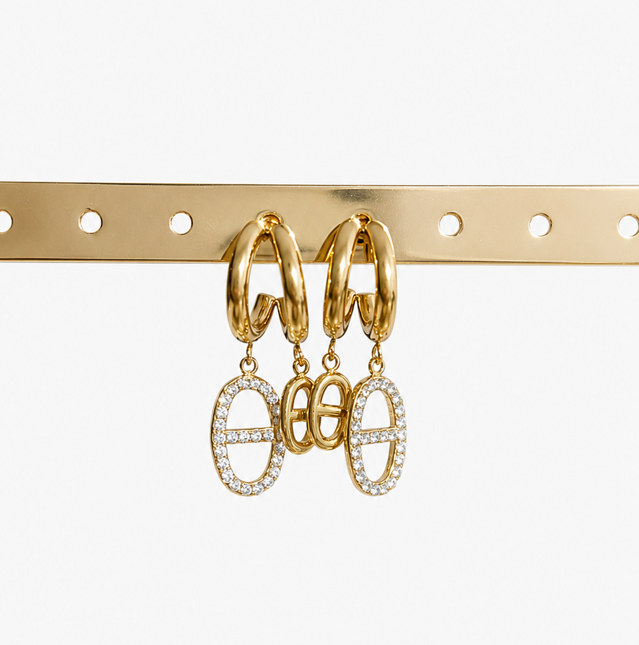 Boucles “CD Gold”