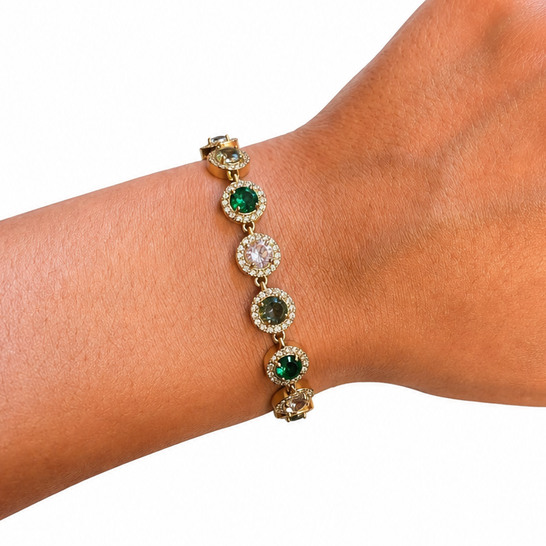 Bracelet "Irina" Vert