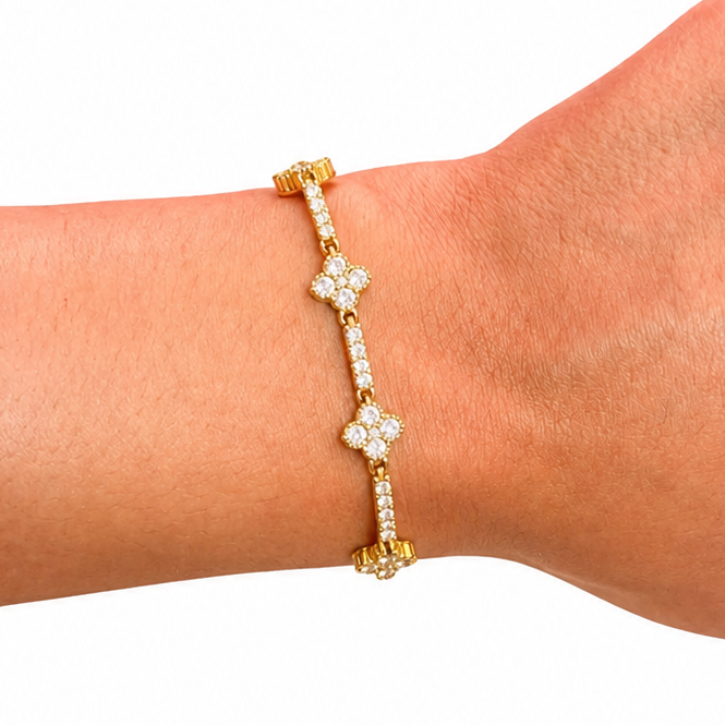 Bracelet "Strass Swan"