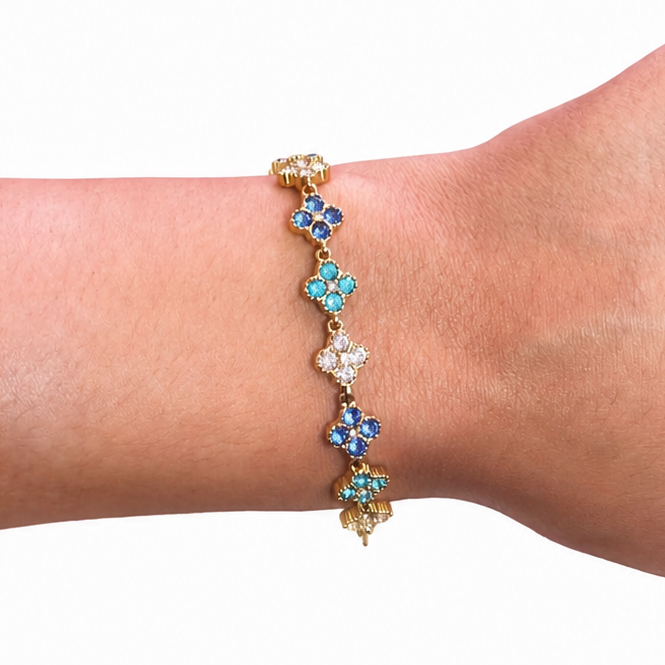 Bracelet "Swan" Bleu