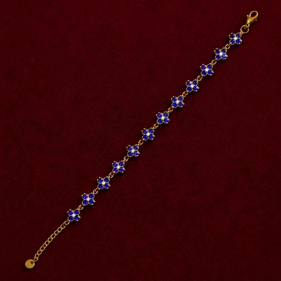 Bracelet “Swan” ( Bleu roi )